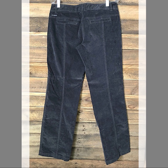 Columbia straight leg corduroy pants in dark gray - Picture 3 of 6